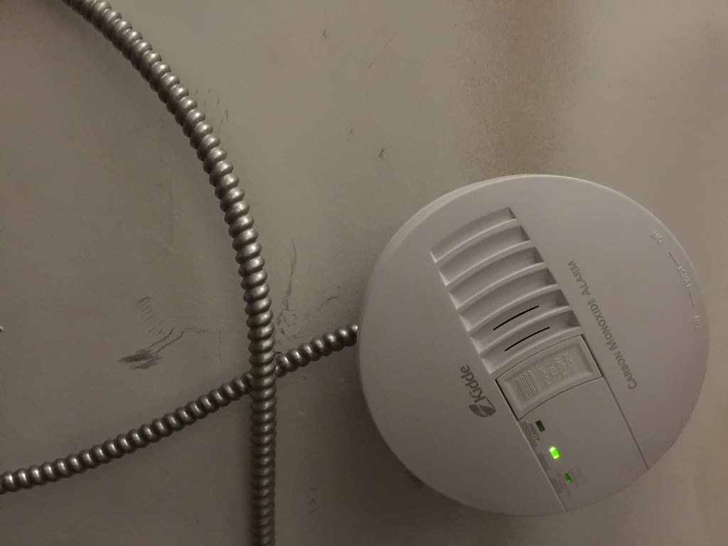 PIP Item 1 Hardwired Carbon Monoxide Detector in Laundry Life is