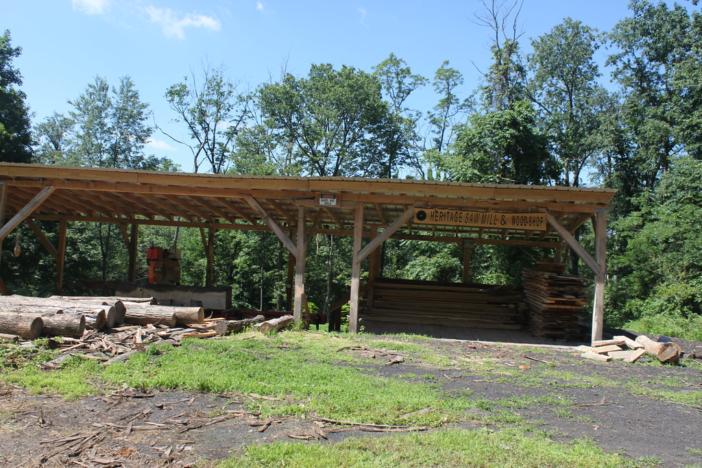 Evergreen Heritage Center, sawmill Sawmill at Evergreen He… Flickr