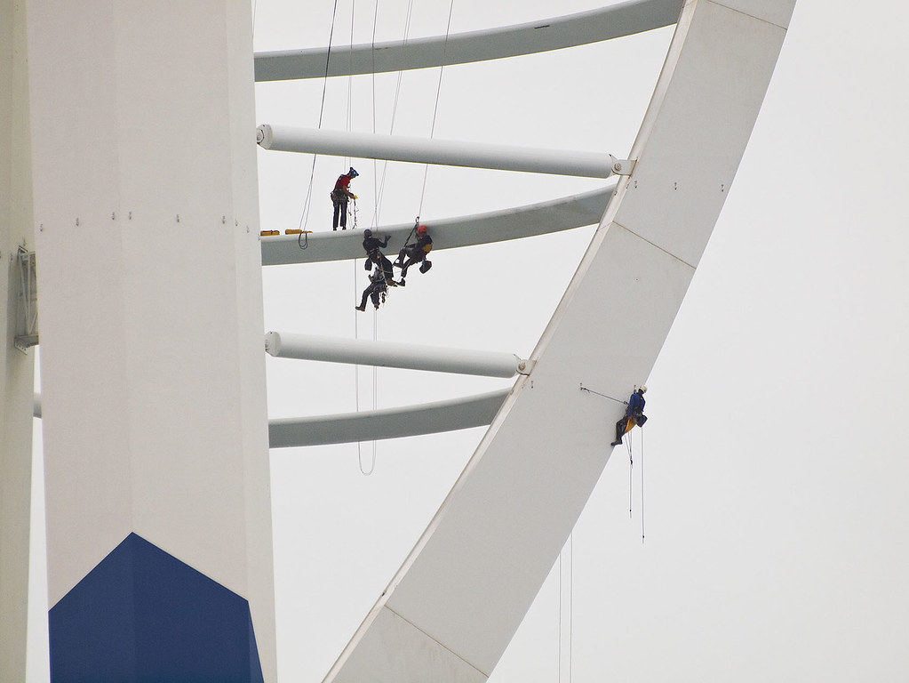 New paint job Portsmouth Spinnaker Tower Michael J Lawlor Flickr