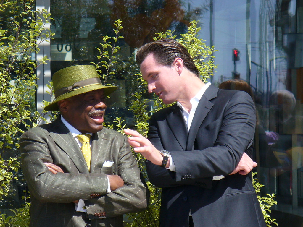 Willie Brown & Gavin Newsom Brown & Newsom at the opening … Flickr