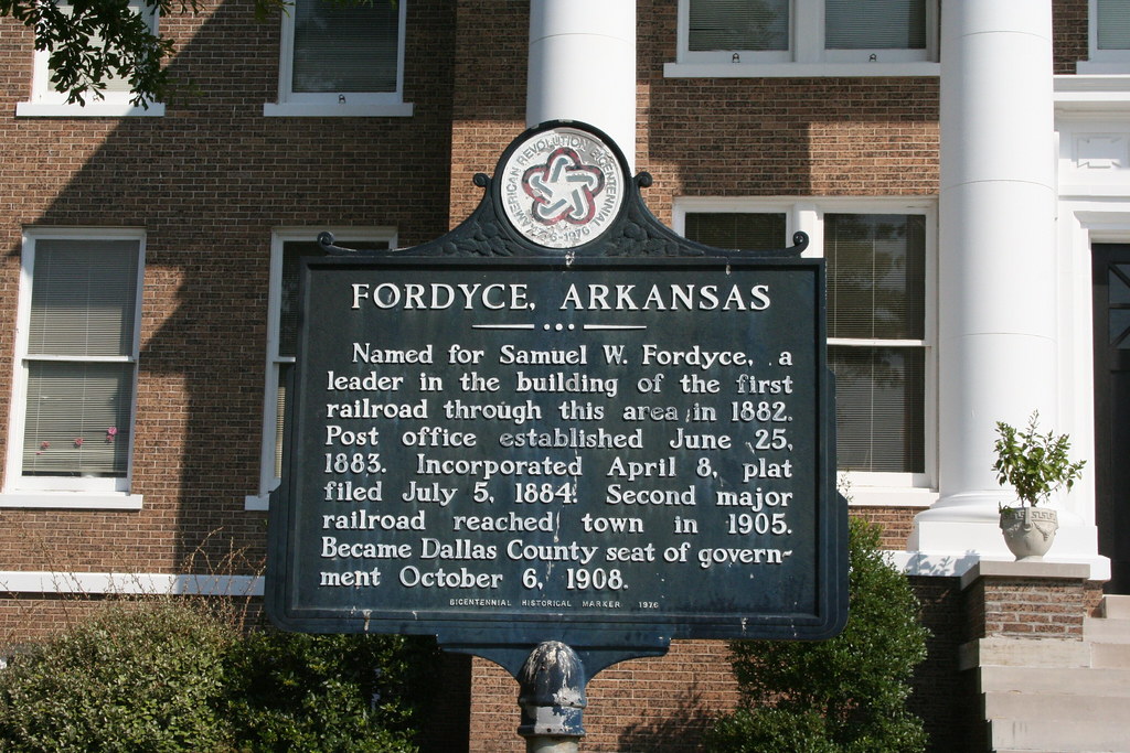 Historical Marker, Dallas County Courthouse, Fordyce, Arka… Flickr