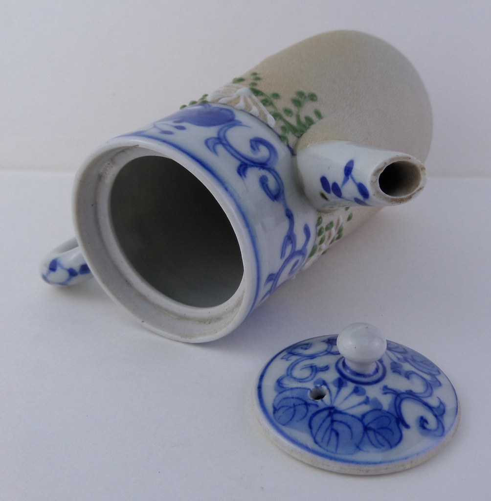 ANTIQUE JAPANESE SETO TEAPOT Small Seto teapot or coffee p… Flickr