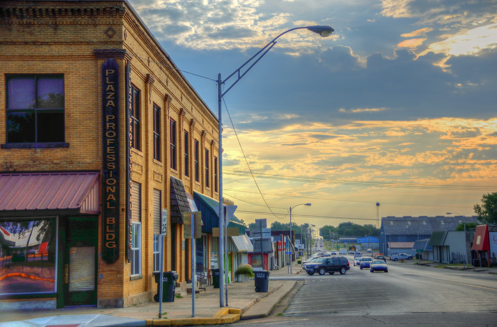Small Town Sunrise Madill, Oklahoma ap0013 Flickr