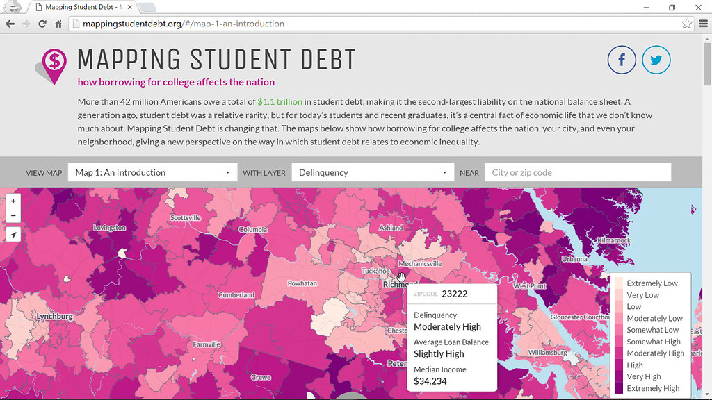 student_debt The Mapping Student Debt website [mappingstud… Flickr