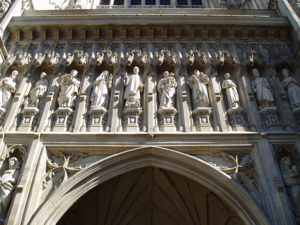 West Porch Sculptures, Westminster Abbey a photo on Flickriver