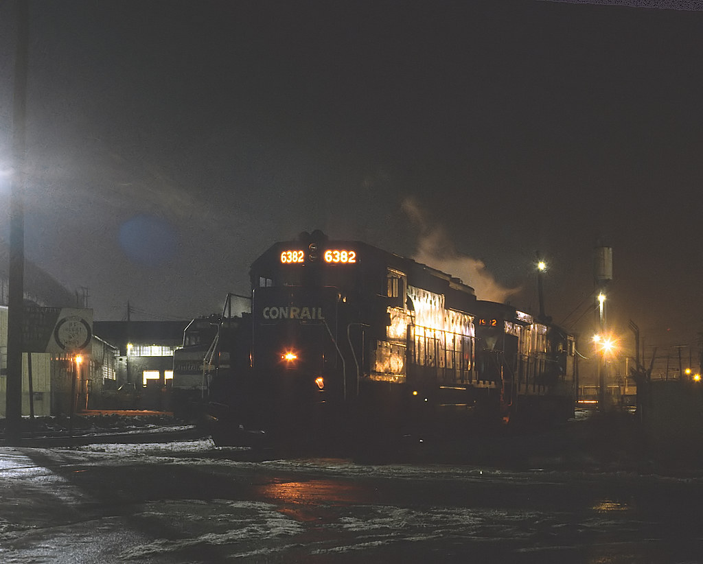 Conrail 6382, Clyde Yards, Cicero, IL on December 28, 1988… Flickr