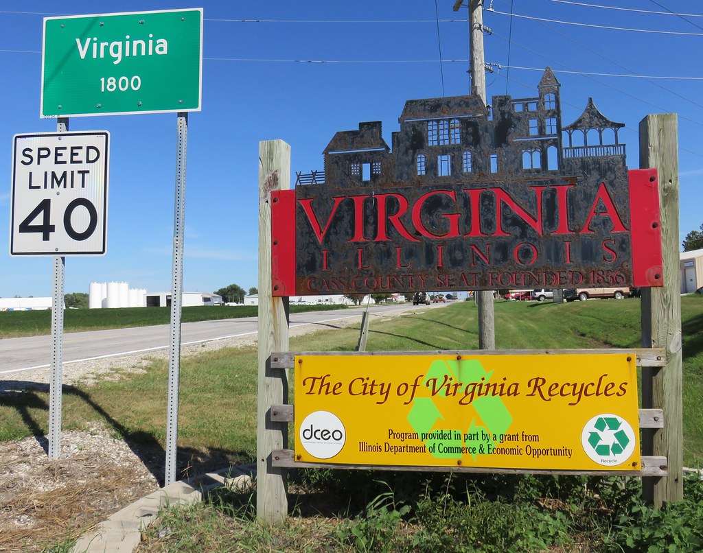 Virginia Signs (Virginia, Illinois) Virginia is lo… Flickr