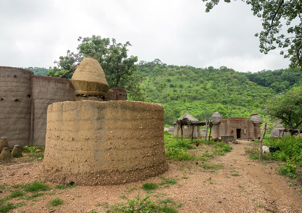 Togo, West Africa, Nadoba, traditional tata somba houses w… Flickr
