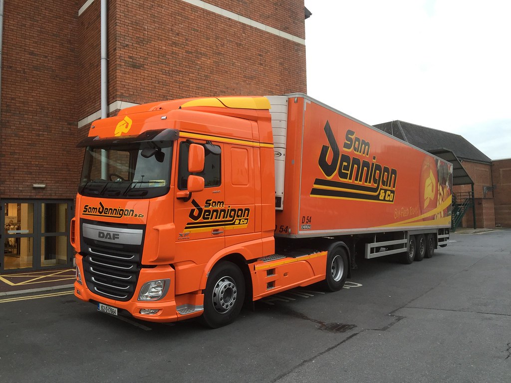 Sam Dennigan and Company Ireland DAF XF Articulated Truck Dunnes