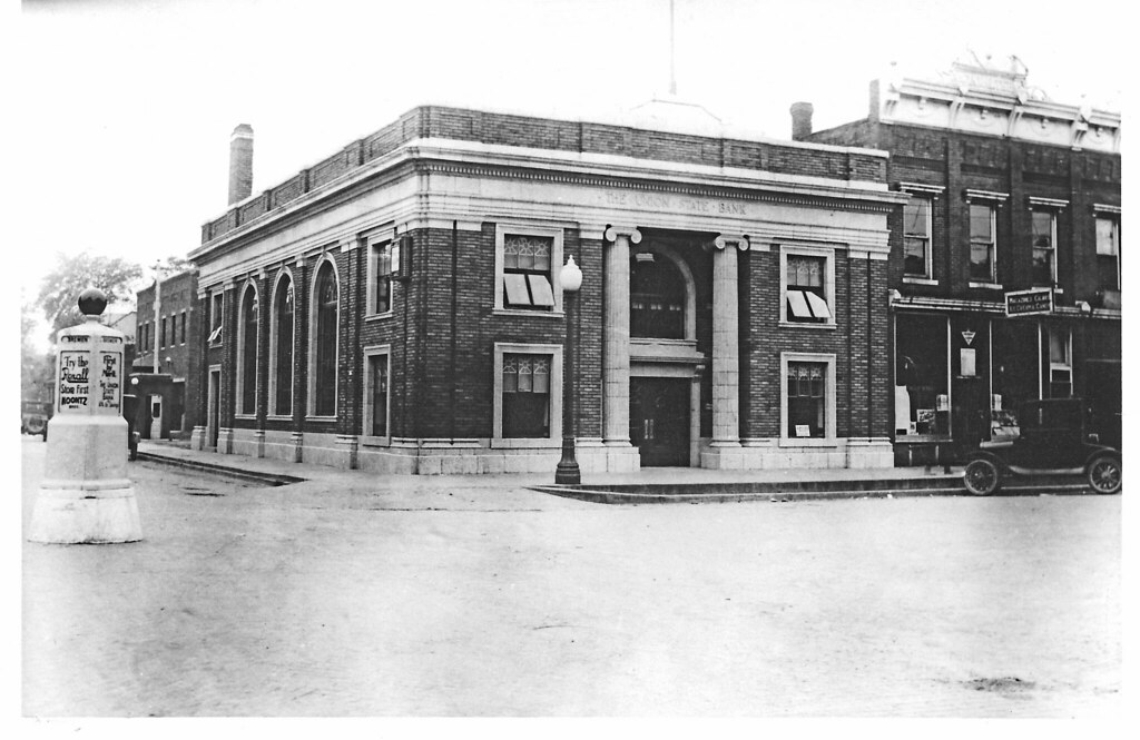 1924 or so Union State Bank Union State Bank building, b… Flickr