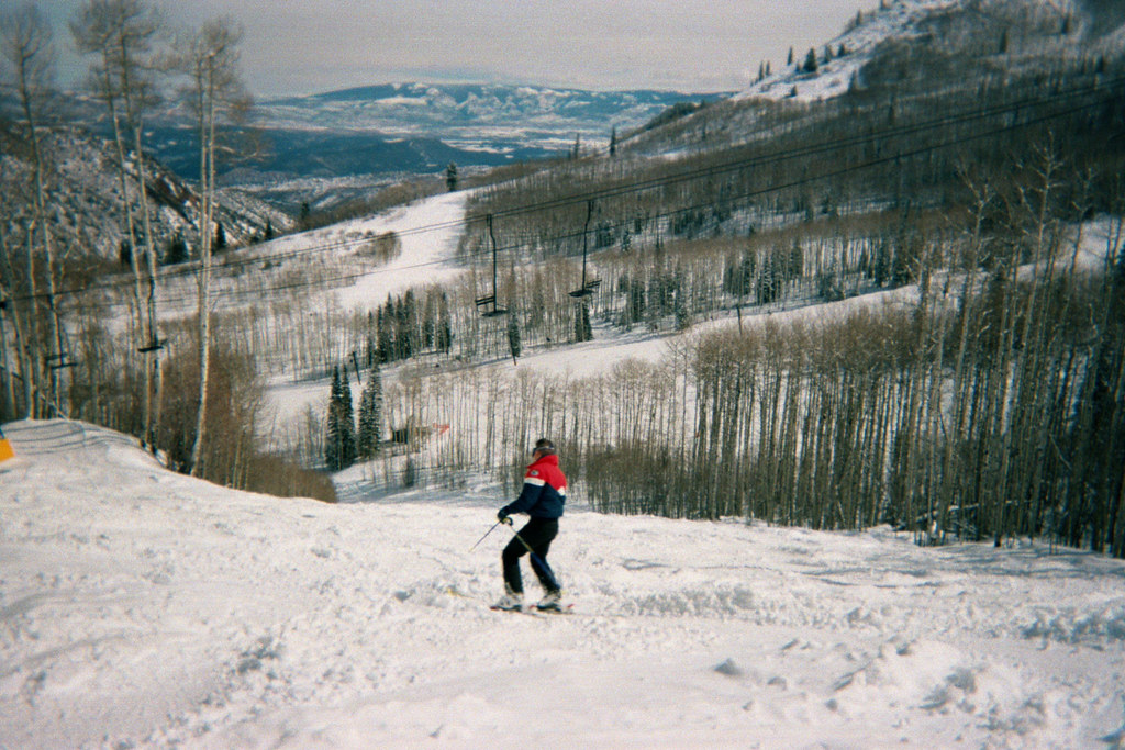 Ski Sunlight This is the view from about halfway down the … Flickr