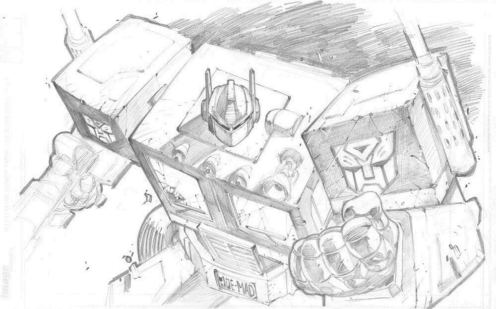 Cool Sketch of Optimus Prime (Transformers) icex01x Flickr
