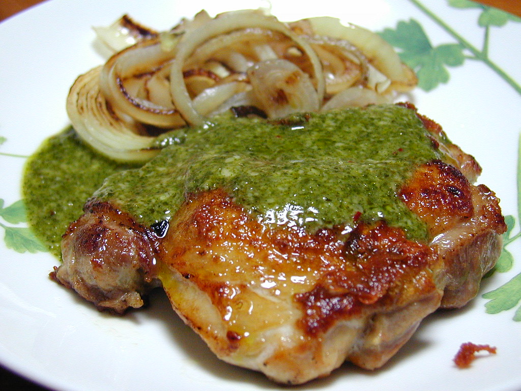 Chicken with Genovese kengo Flickr