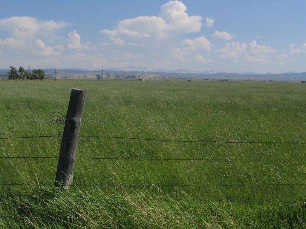 Pasture near Mountain View, Wyoming Mountain View is a tow… Flickr