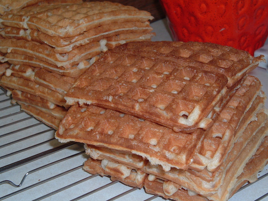 Stacks of Waffles I have two round waffle irons which I no… Flickr