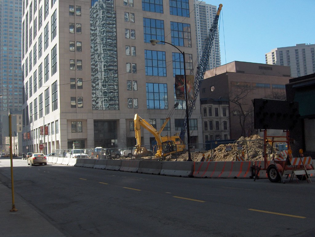 Construction Construction at Loyola's Water Tower Campus. … Flickr