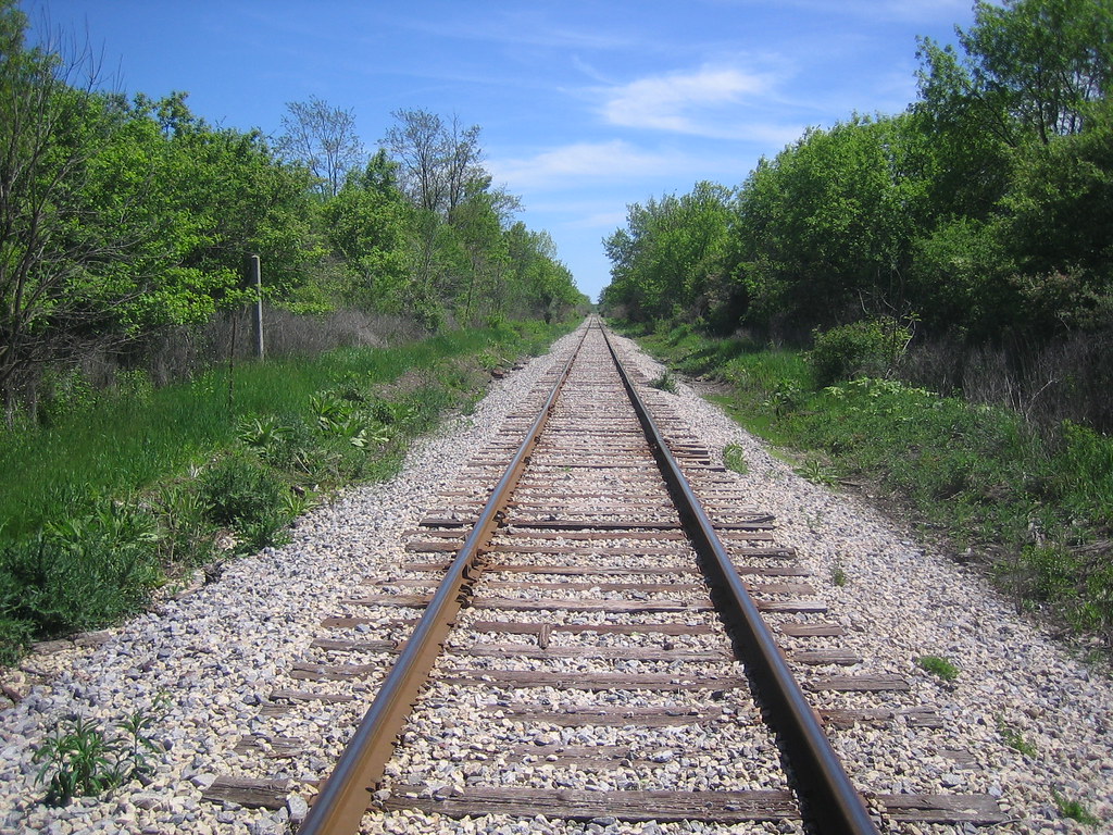 Railroad Track A shot of railroad track right outside of H… Flickr