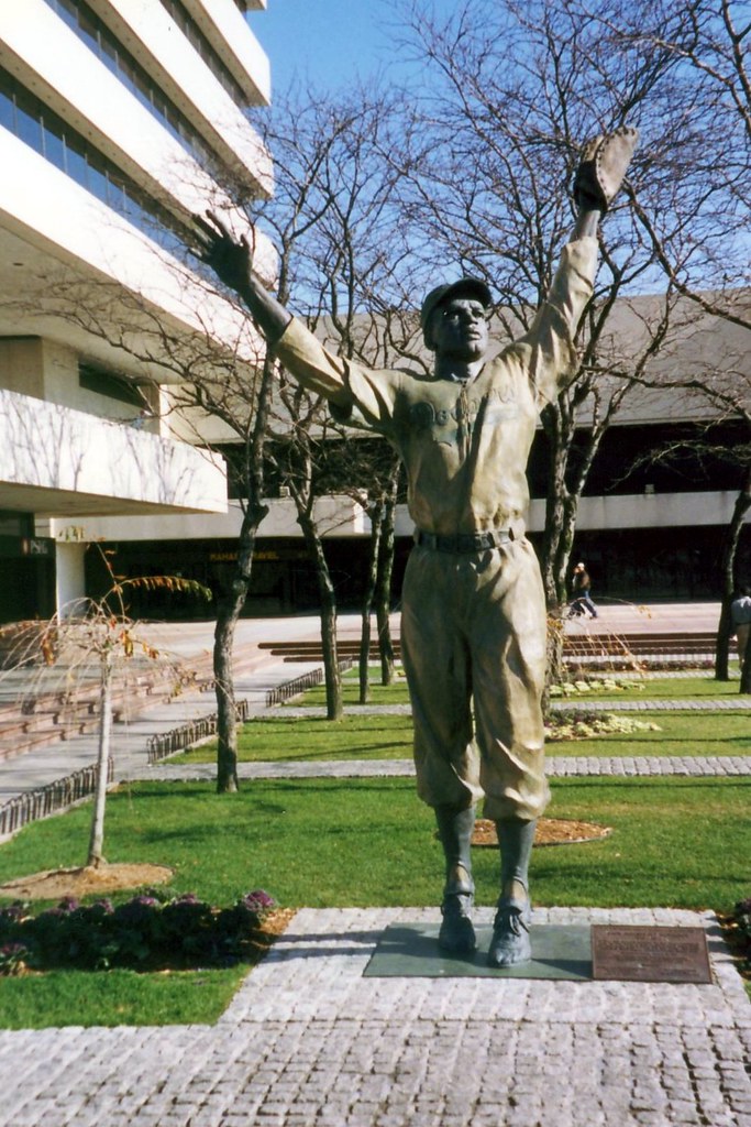 NJ Jersey City Journal Square Jackie Robinson statue a photo on