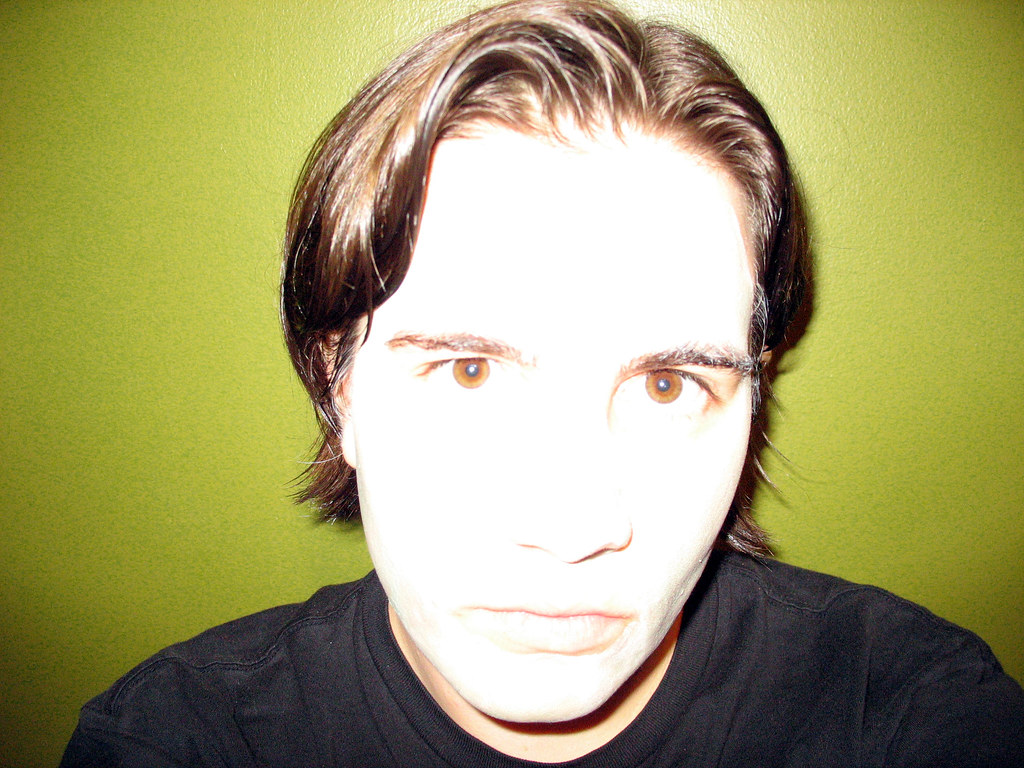 washed out, blurry self portrait, without glasses, taken w… Flickr