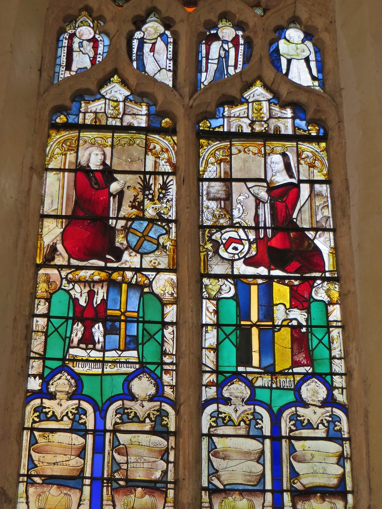 Shelton Norfolk German stained glass altered to show heral… Flickr