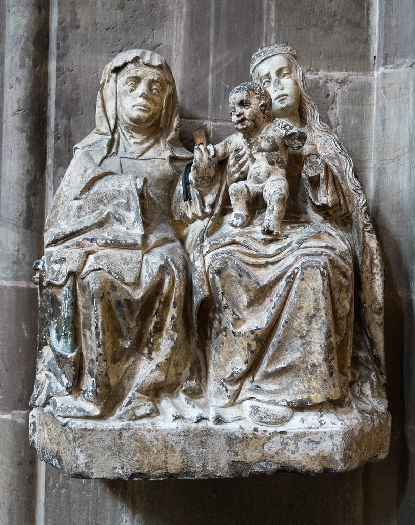 Sainte Anne, la Vierge et l'Enfant Jésus (XVe s.) église S… Flickr