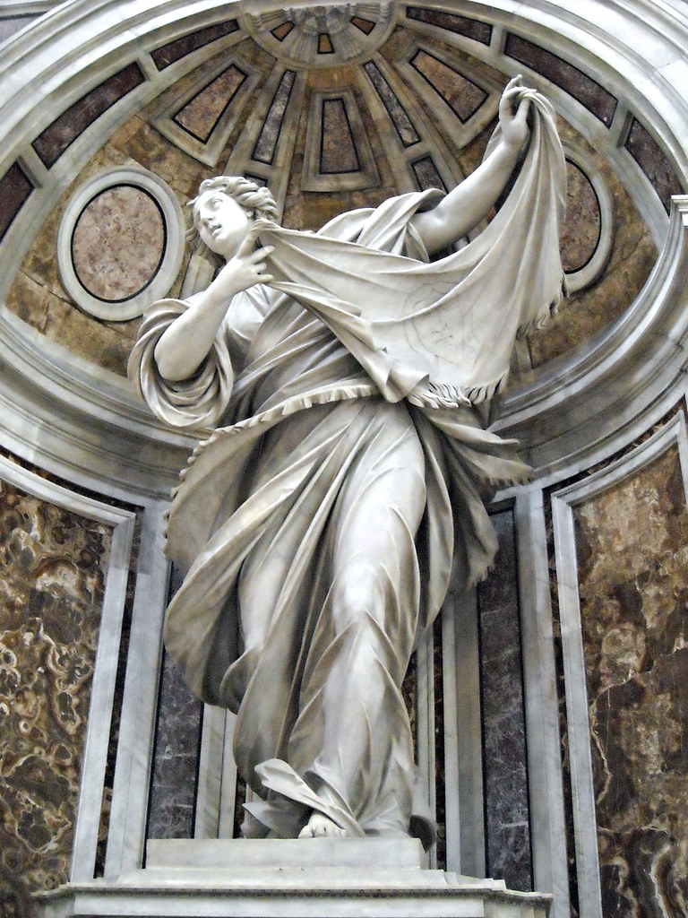 "Saint Veronica" marble statue (1632) by Francesco Mochi… Flickr