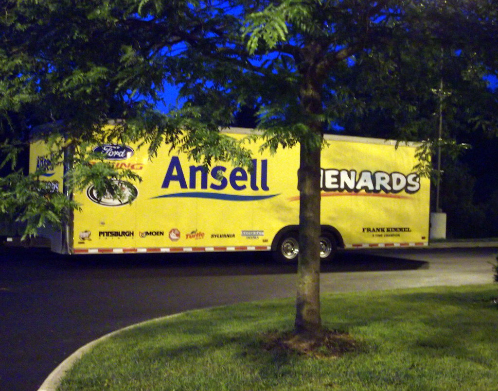 Second Ansell Menards Racing Trailer At A Hotel In Walker,… Flickr