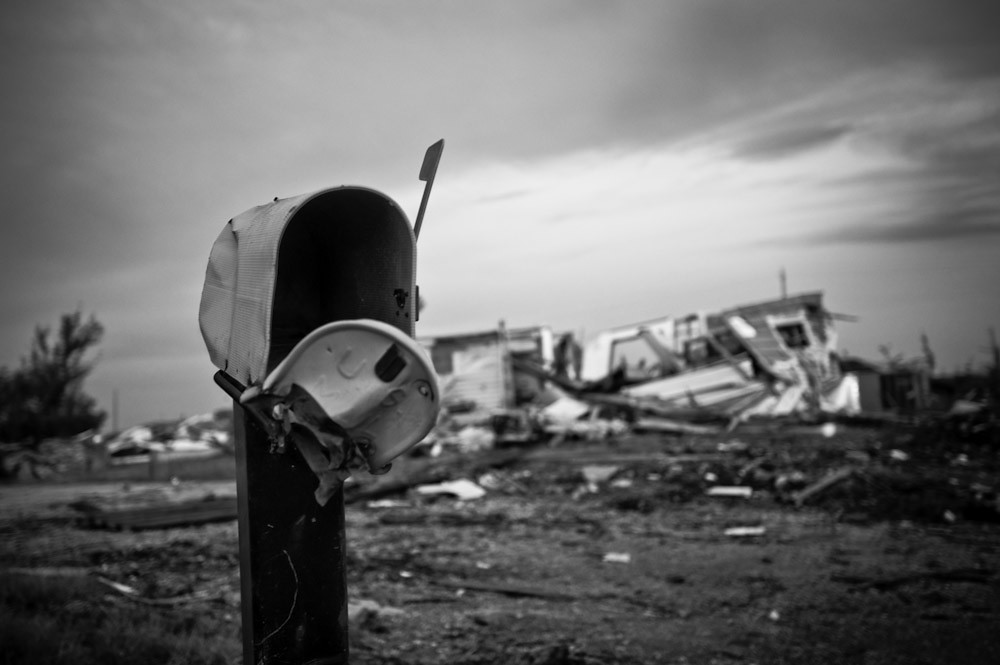 Open Mailbox in front of destroyed house April 27 tornad… Flickr