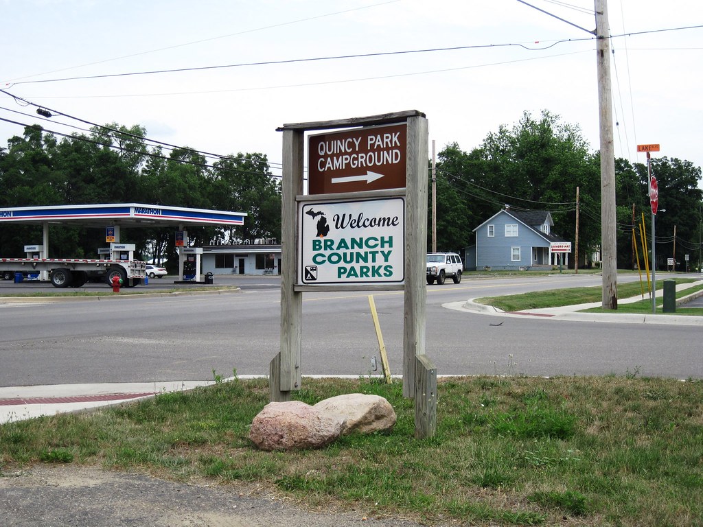 QuincyMarble Lake Park Sign branchcountyrecplan Flickr
