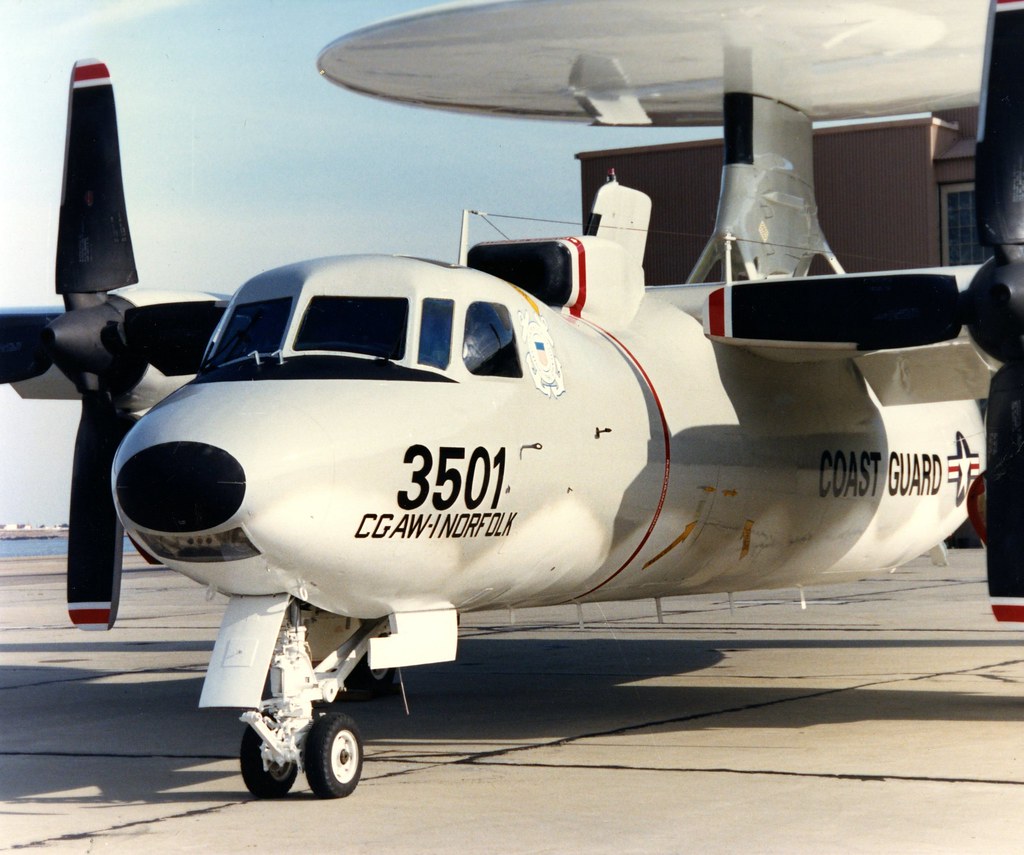 Grumman E2C Hawkeye USCG Photo US Coast Guard Flickr