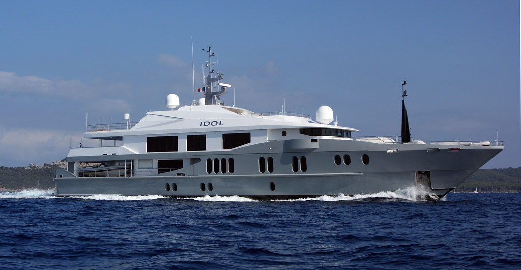 Superyacht Idol Superyacht Idol passes us by as she arrive… Flickr