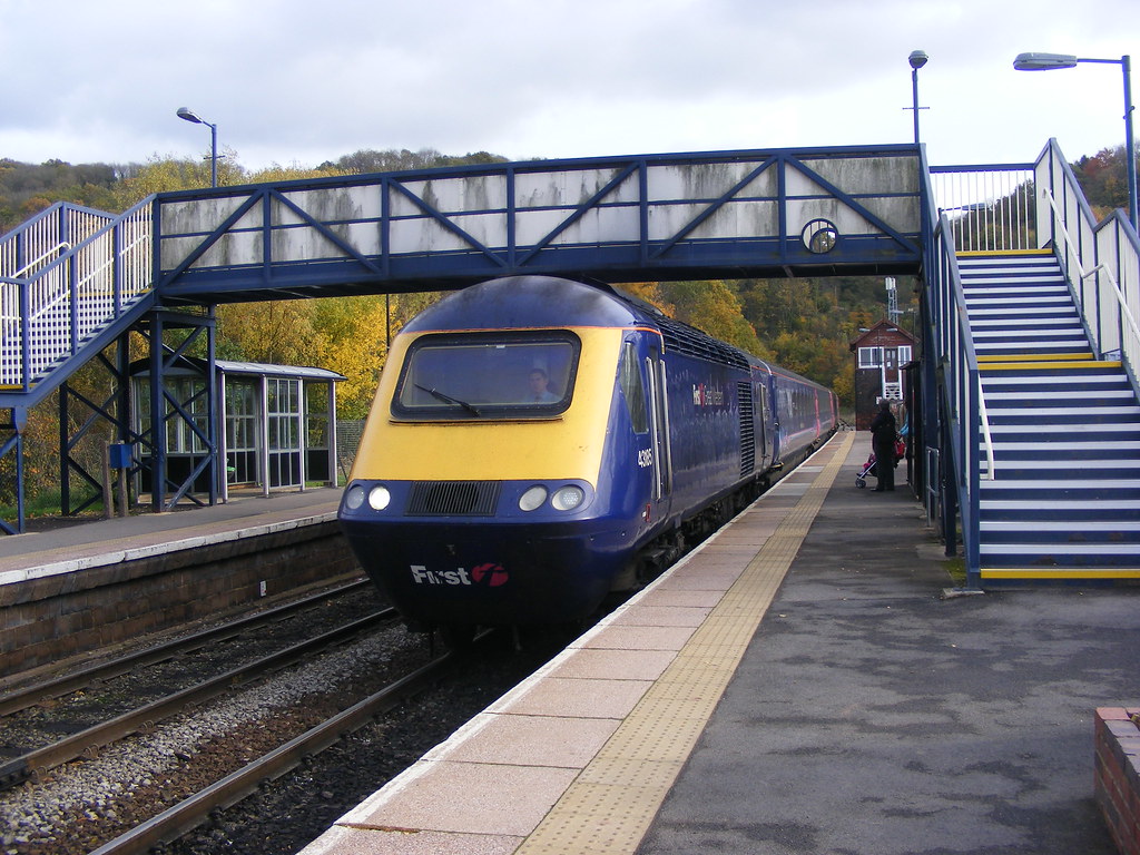 Ledbury Station 13 HST arrives enroute to Hereford. Ben Coulson