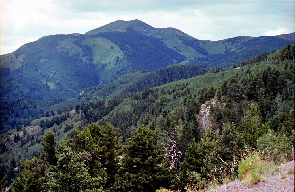 Sierra Blanca peak Aug 1979 a view of Sierra Blanca peak i… Flickr