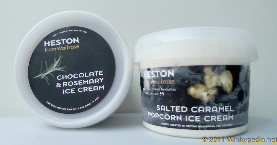 Heston Blumenthal's Chocolate and Rosemary icecream and S… Flickr