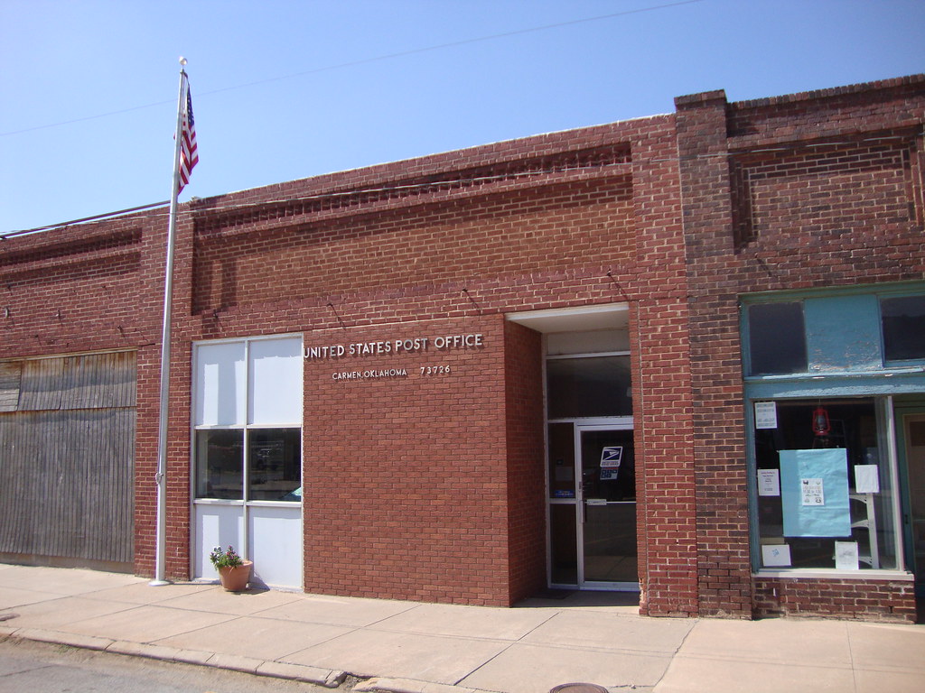 Post Office 73726 (Carmen, Oklahoma) Carmen is located in … Flickr