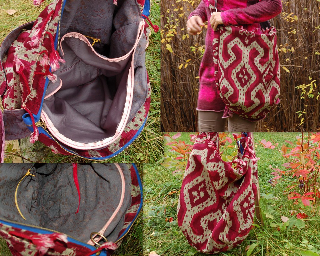Bag made with ikat fabric I brought the fabric with me whe… Flickr