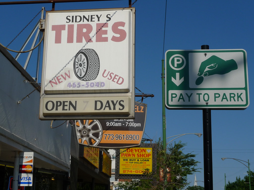 Sidney's Tires / Pay to Park / Devon Pawn Shop 2112 W. Dev… curtis