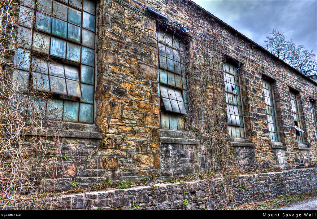 Mount Savage Wall This building was most likely associated… Flickr
