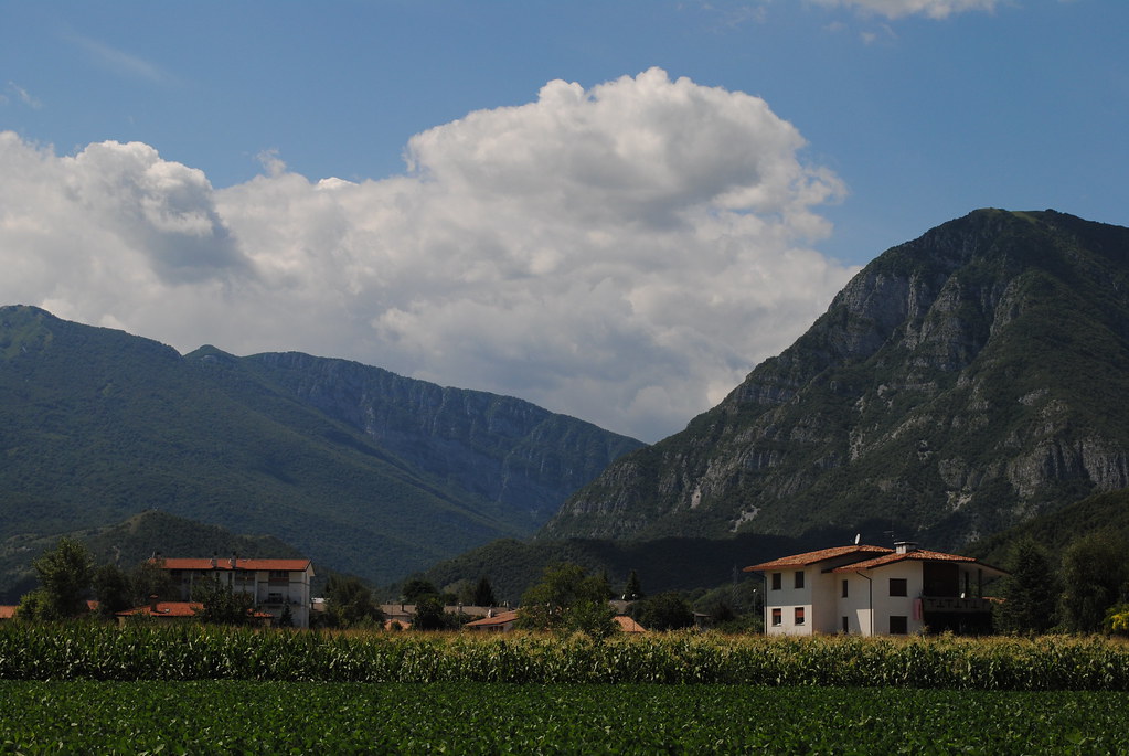 DSC_0041 houses near Dolomite mountains in Maniago, Italy daariaa80