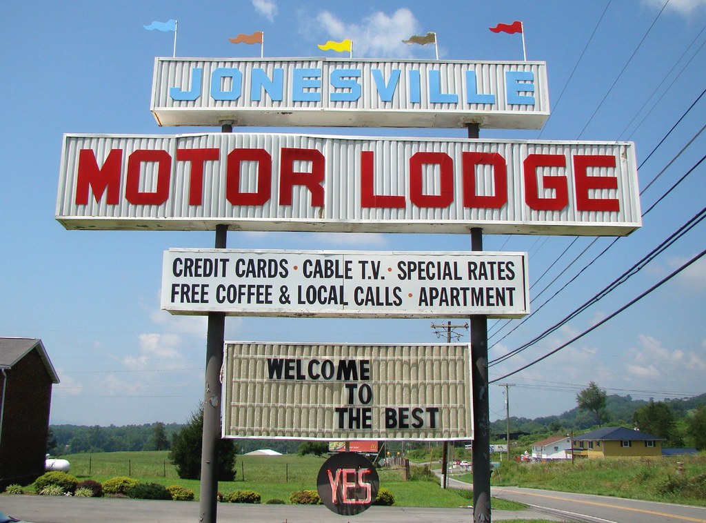 VA, JonesvilleU.S. 58 Jonesville Motor Lodge Sign Flickr