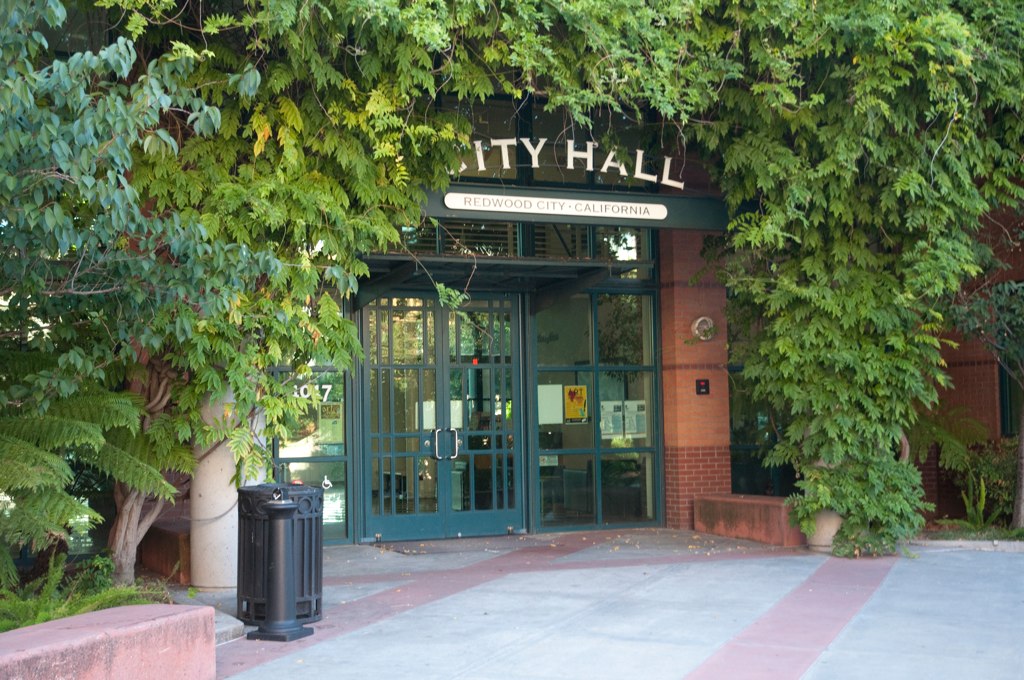 Green and City Hall The Redwood City city hall. Brian Imagawa Flickr