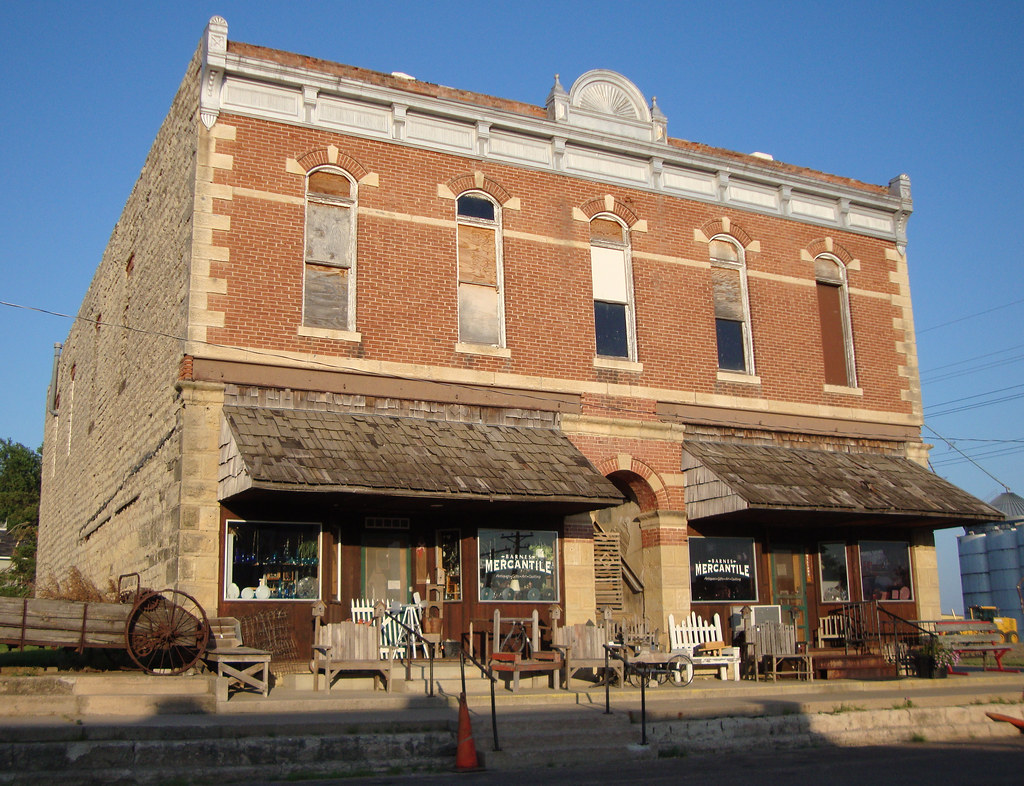 Barnes Mercantile & Opera House (Barnes, Kansas) Built in … Flickr