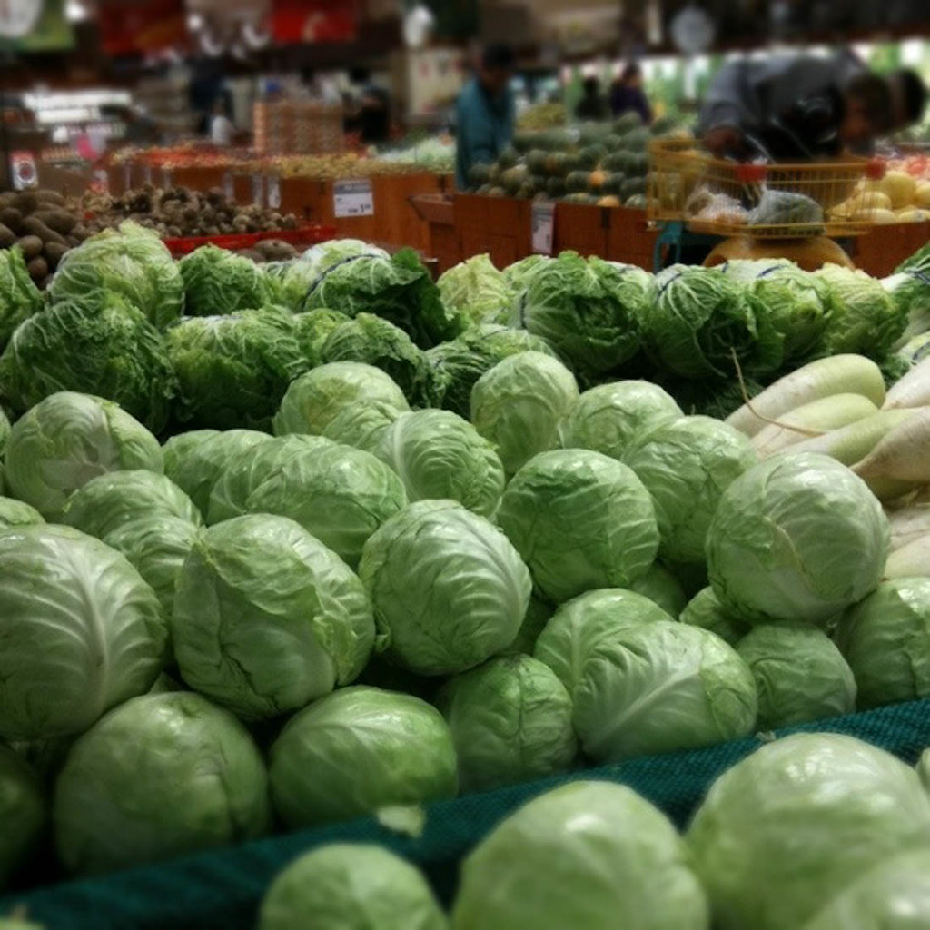 Cabbages at H Mart Tigard, Oregon Amy Flickr