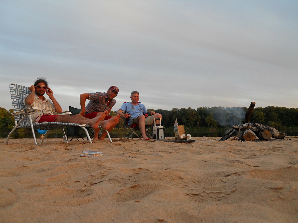 Hanging with Kunda and Beneke on the Wisconsin River Flickr
