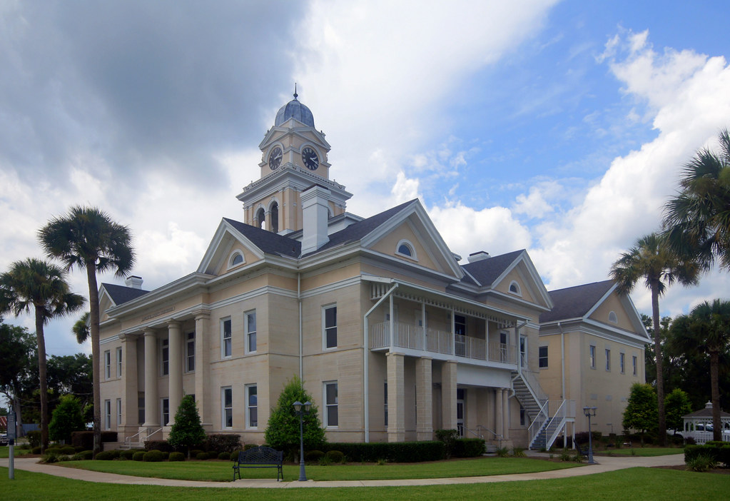 Lafayette County Courthouse Mayo Florida 1908 Detail… Flickr