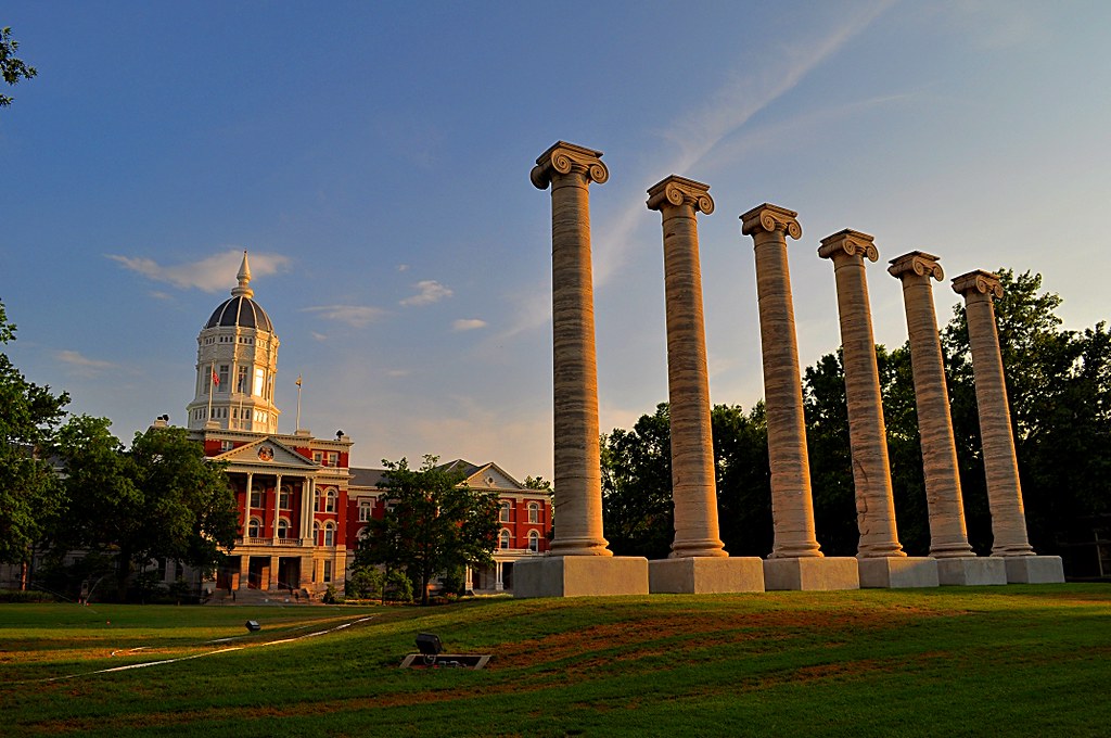 Columns and Jessy Hall of University of MissouriColumbia