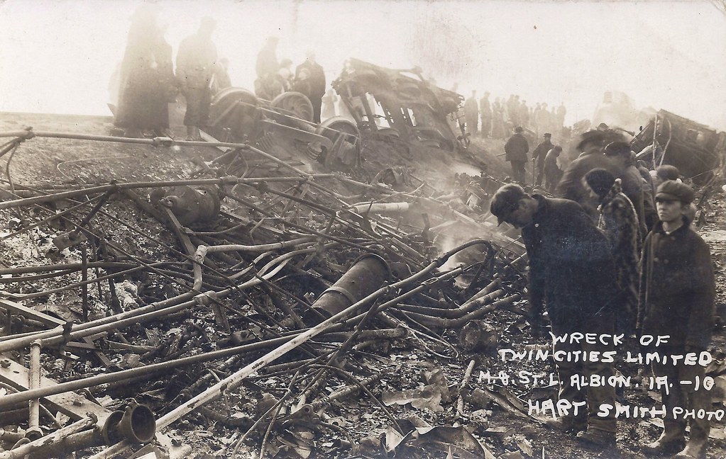 Albion, Iowa, M&St.L Train Wreck March 18, 1913. "this car… Flickr