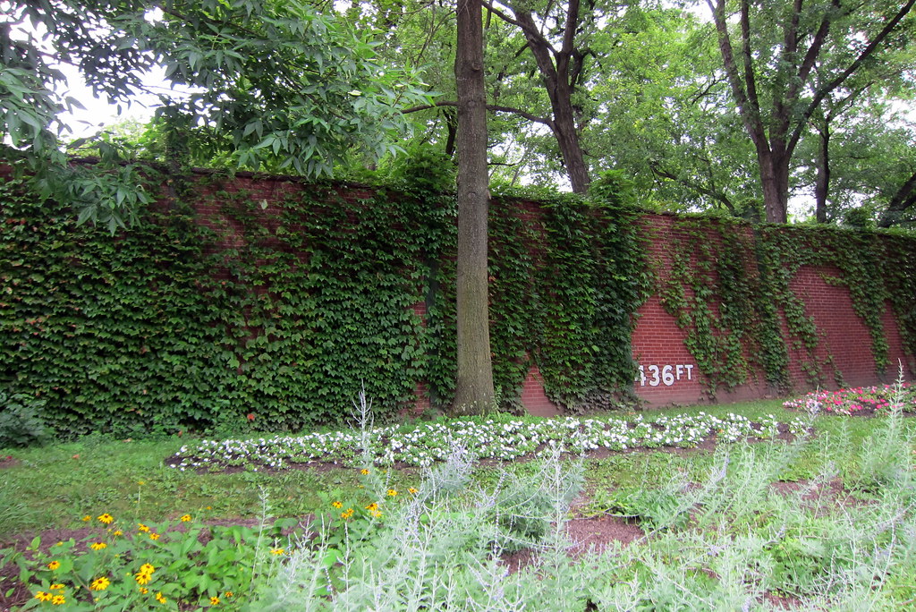 Pittsburgh Oakland Forbes Field Outfield Wall A portion… Flickr