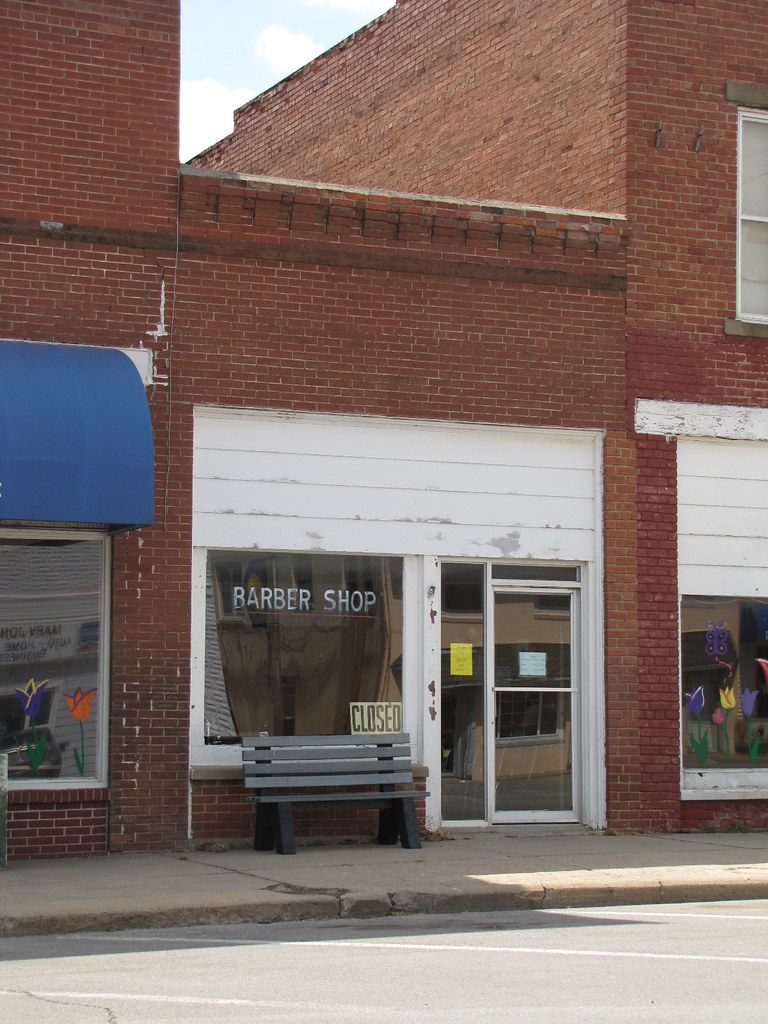 The barber of Belle Plaine Belle Plaine, Kansas. Flickr