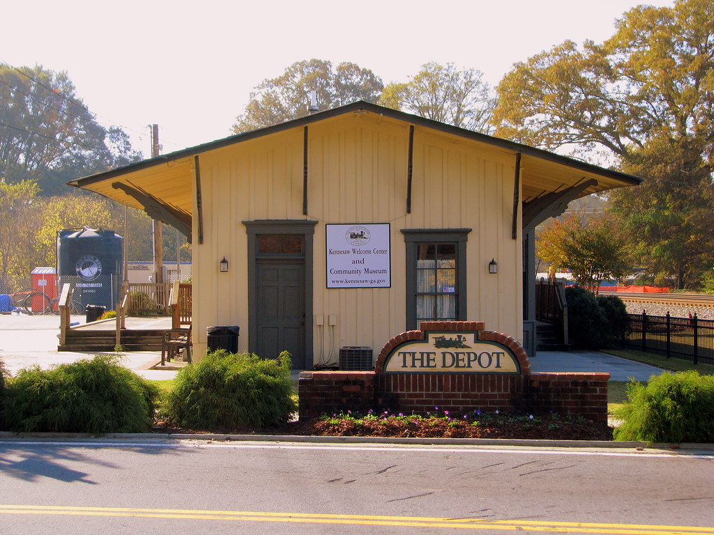 Kennesaw, GA Train Depot (Front) a photo on Flickriver